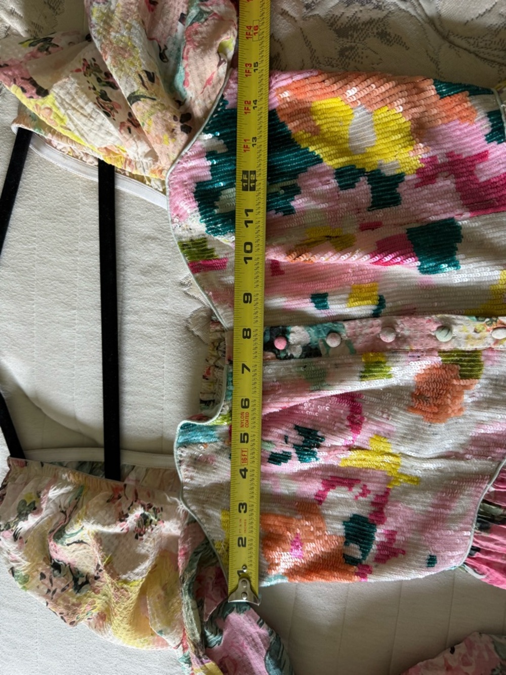 HEMANT & NANDITA Pink Floral Maxi Dress - Picture 5 of 5